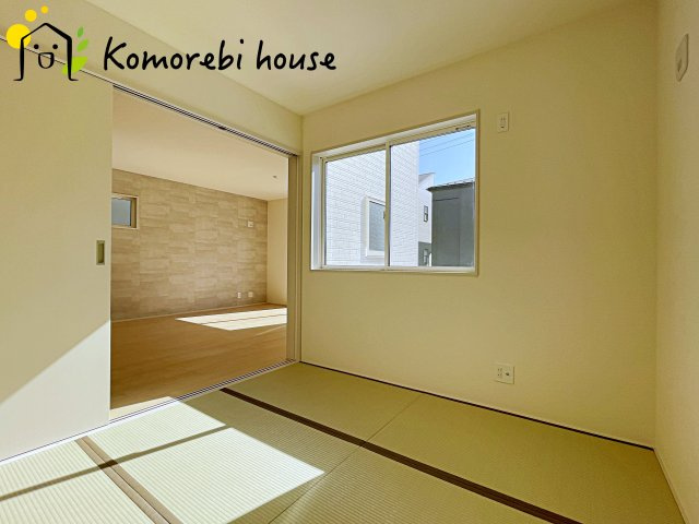 さいたま市西区宝来　新築一戸建て　リーブルガーデン　02の和室|和室があると、家にあたたかい雰囲気が生まれます