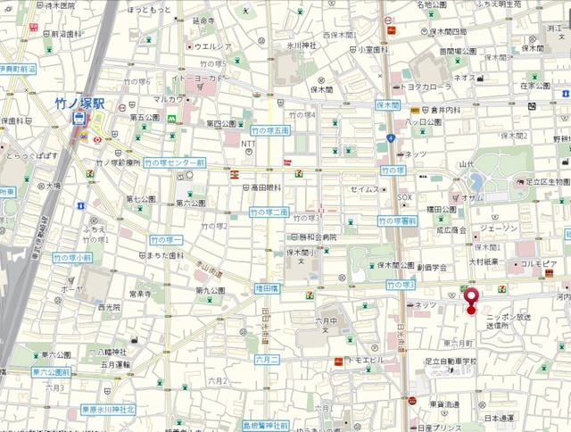マイハイツピュアの地図|★案内図★
