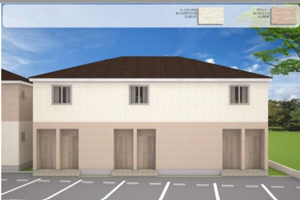 フルールポミエA棟の外観