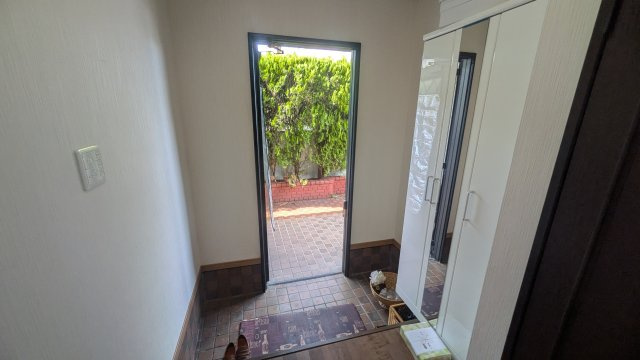 中古住宅　則武の玄関