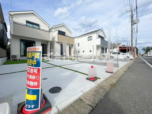 青梅新町3期　新築戸建の前面道路含む現地写真|前面道路含む現地写真です