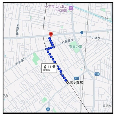 【地図】 | エスパース恋ヶ窪BASE2(エスパースコイガクボベースツー)