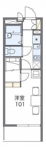 【間取り】 | レオパレス椎の実3 | 画像2