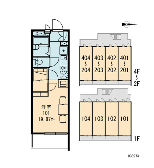 【区画図】 | レオパレス椎の実3 | 画像3