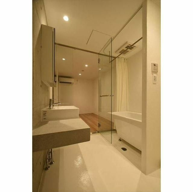 スクエアコート早稲田の洗面所