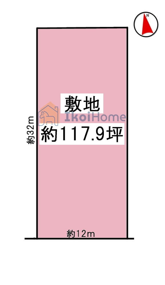 明石市本町1丁目　土地の土地図|敷地約117.90坪！で広々しております！店舗やマンション用地としても可！
