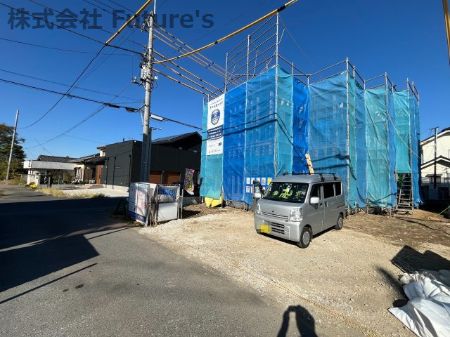 吉川市上内川　新築戸建　全2棟　1号棟の外観|現地の写真になります。