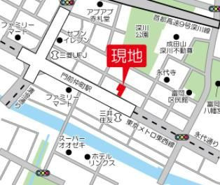 【地図】 | BluRock門前仲町（ブルーロック門前仲町）【旧ラグゼナ門前仲町】