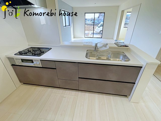 さいたま市西区宝来　新築一戸建て　リーブルガーデン　05のキッチン|26.2.9撮影済み
