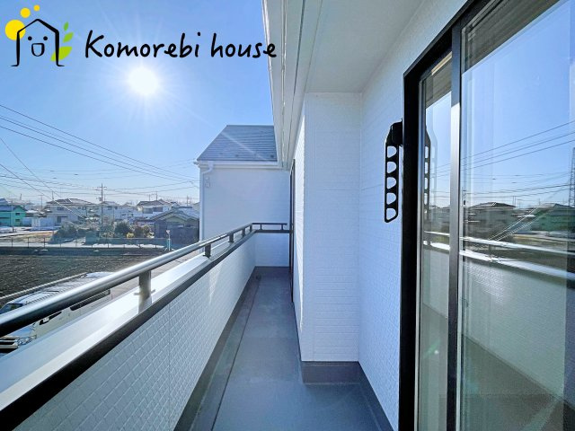 さいたま市西区宝来　新築一戸建て　リーブルガーデン　05のバルコニー|26.2.9撮影済み