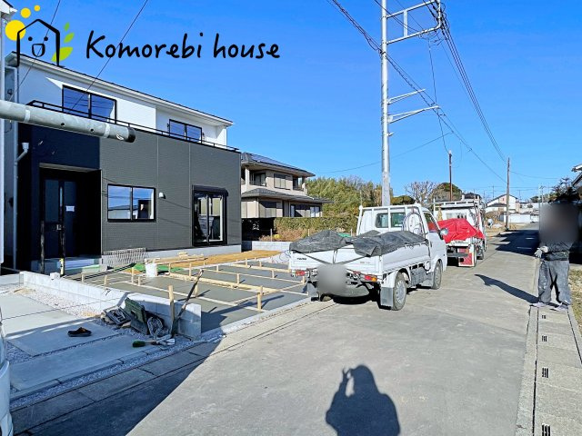 さいたま市西区宝来　新築一戸建て　リーブルガーデン　05の前面道路含む現地写真|26.2.9撮影済み