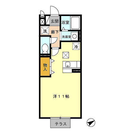 ジェンティーレの間取り