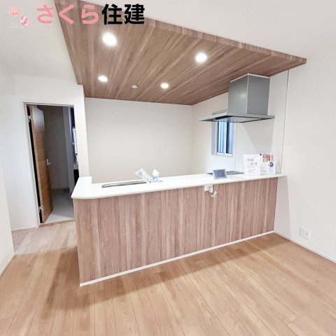 ブルーミングガーデン宇都宮市京町　1号棟のキッチン