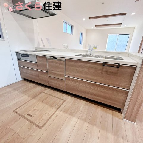 ブルーミングガーデン宇都宮市京町　1号棟のキッチン