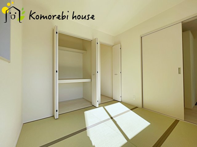 さいたま市西区宝来　新築一戸建て　リーブルガーデン　06の和室|和室、ちょっとしたくつろぎスペースにいかがでしょうか