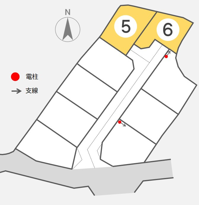 東邦ピュアコート裾花Ⅱの区画図