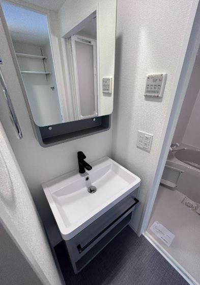 セレニテ中崎町リアンの独立洗面台