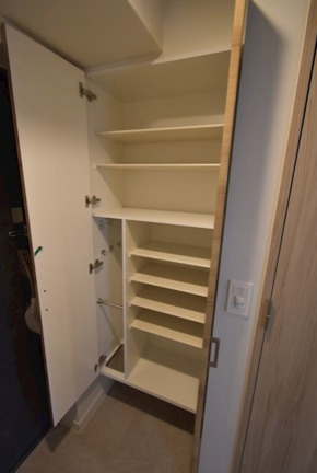 ジオエント福島野田の玄関