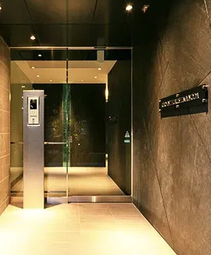 ジオエント福島野田のエントランス