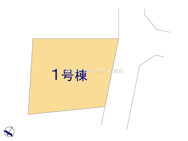 蓮田市黒浜　新築戸建　リーブルガーデン01の区画図