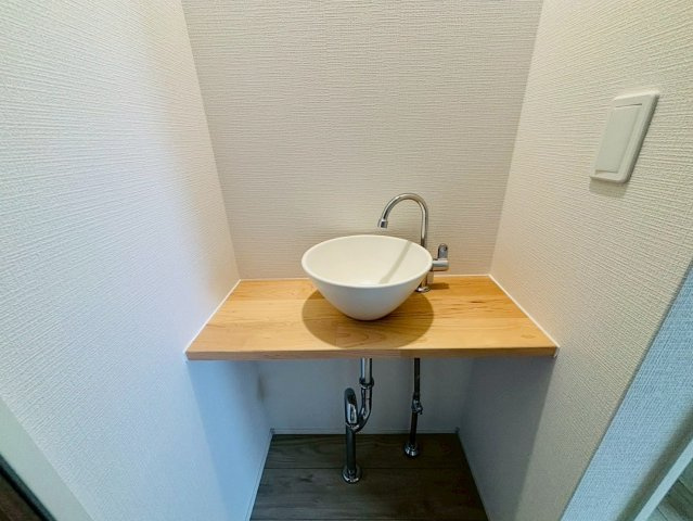 七栄３期　新築戸建ての洗面所