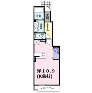 【間取り】 | サンリバーヒルズ　Ｂ