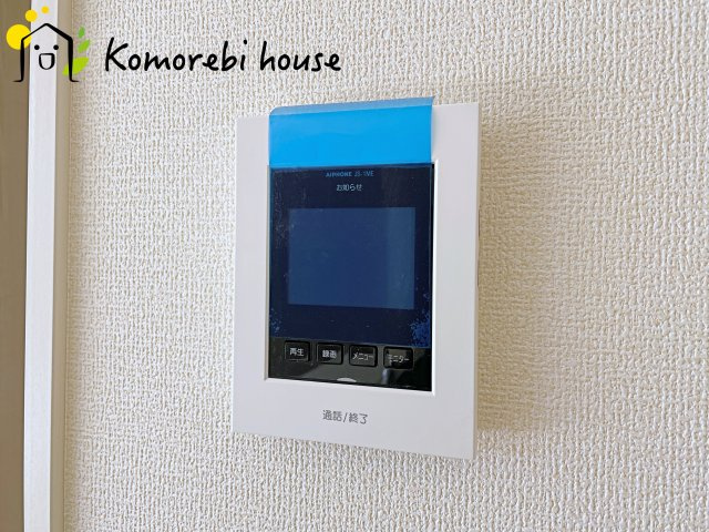 さいたま市西区宝来　新築一戸建て　リーブルガーデン　07の防犯設備|モニター付インターホンです