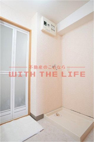 AMアオキ【キャッシュバック対象物件】の洗面所|スペースが確保できる洗面所です