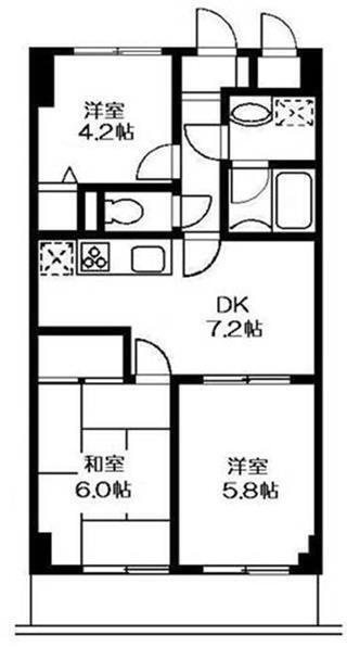 欅ハイツの間取り