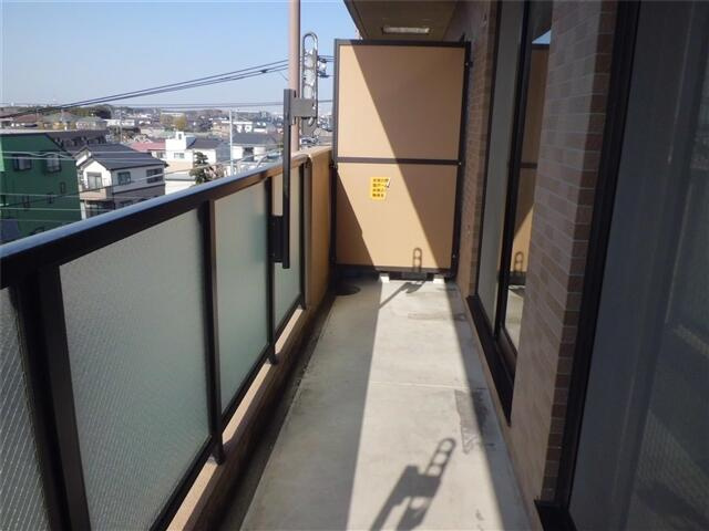 欅ハイツのバルコニー