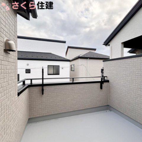 ブルーミングガーデン宇都宮市京町　2号棟のバルコニー|日当たりの良いバルコニー