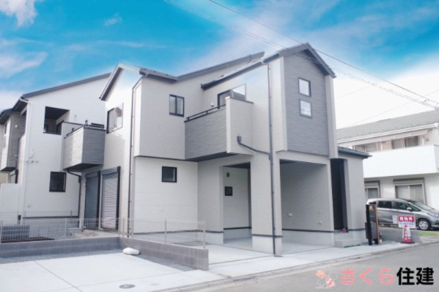 ブルーミングガーデン宇都宮市京町　2号棟の外観|駐車場並列2台可能です