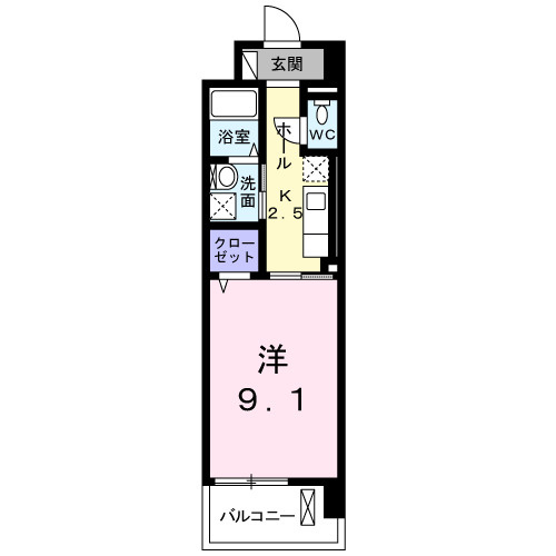 ｂｒｏｔｅ湘南の間取り|間取図