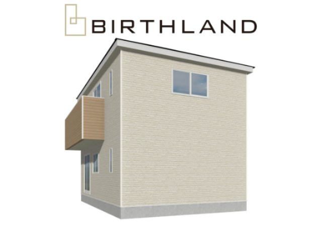 新築戸建・新築建売　相馬市沖ノ内二丁目【制震＋耐震】中村一小・中村一中の外観|＜1号棟＞外観予想図