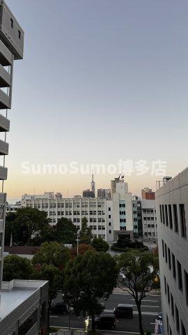 福岡市早良区西新５丁目の賃貸マンションの展望