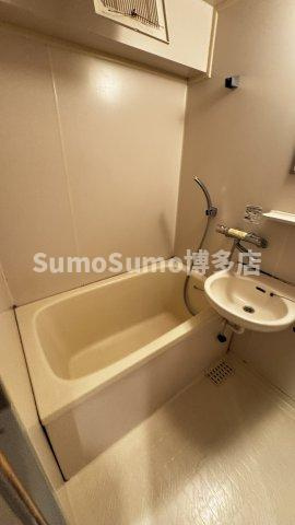 福岡市早良区西新５丁目の賃貸マンションの浴室|お風呂です