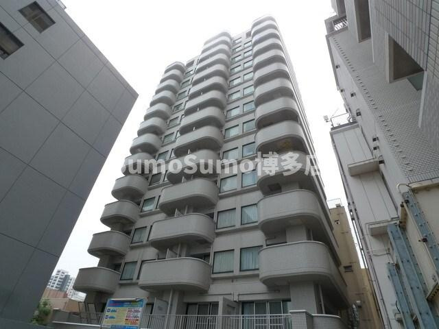 福岡市早良区西新５丁目の賃貸マンションの外観|外観もきれいです