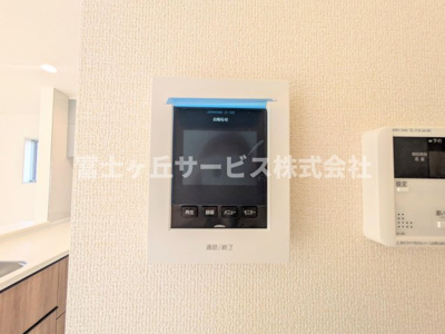 【セキュリティ】 | 磐田市赤池 4期 新築一戸建て | TV付インターホンです