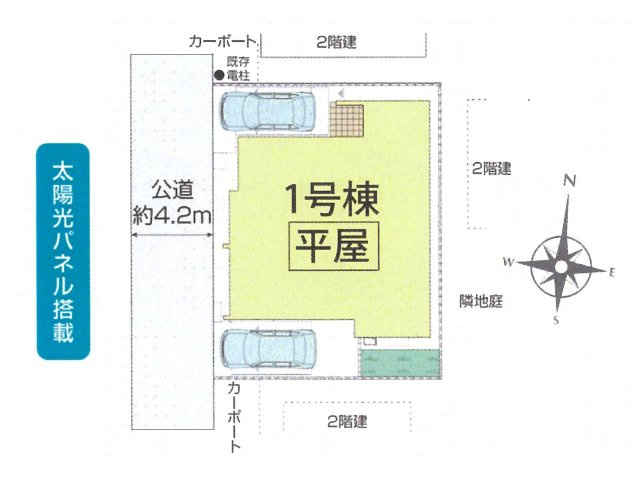 仲介手数料無料　蓮田市西新宿５丁目　新築戸建　全１棟の区画図