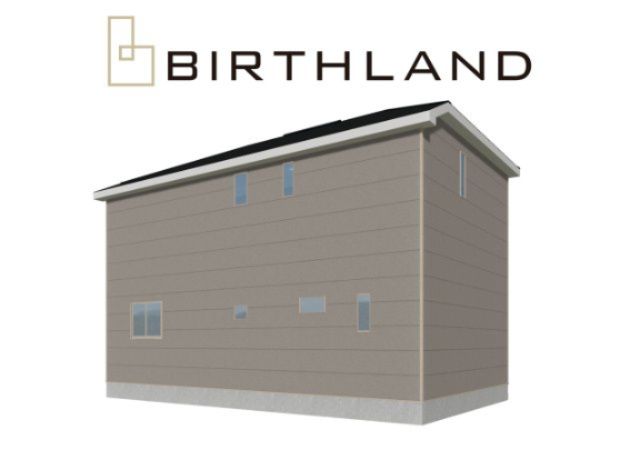 新築戸建・新築建売　相馬市沖ノ内二丁目【制震＋耐震】中村一小・中村一中の外観パース|＜2号棟＞外観予想図