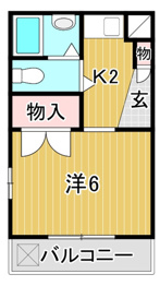 アイリス夙川の間取り