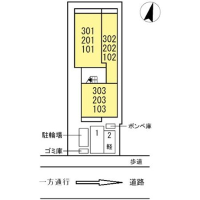 【区画図】 | D-room霞町