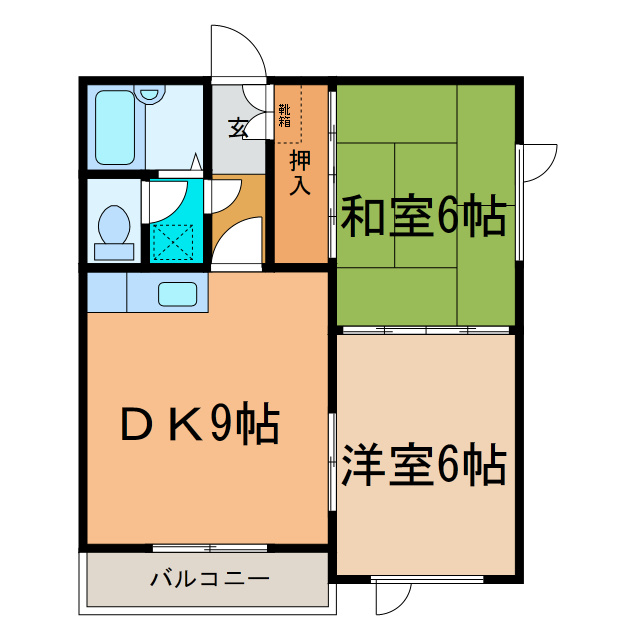 カーサ182の間取り