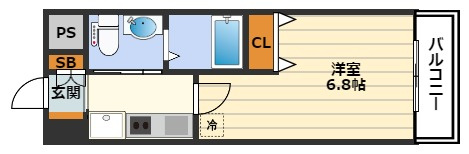 エステムコート梅田・天神橋Ⅲアヴァンテの間取り