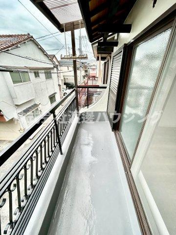 田井町一戸建のバルコニー