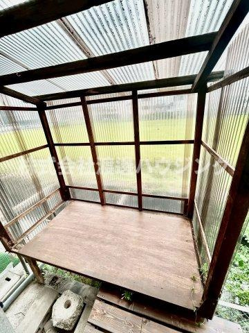 田井町一戸建のバルコニー