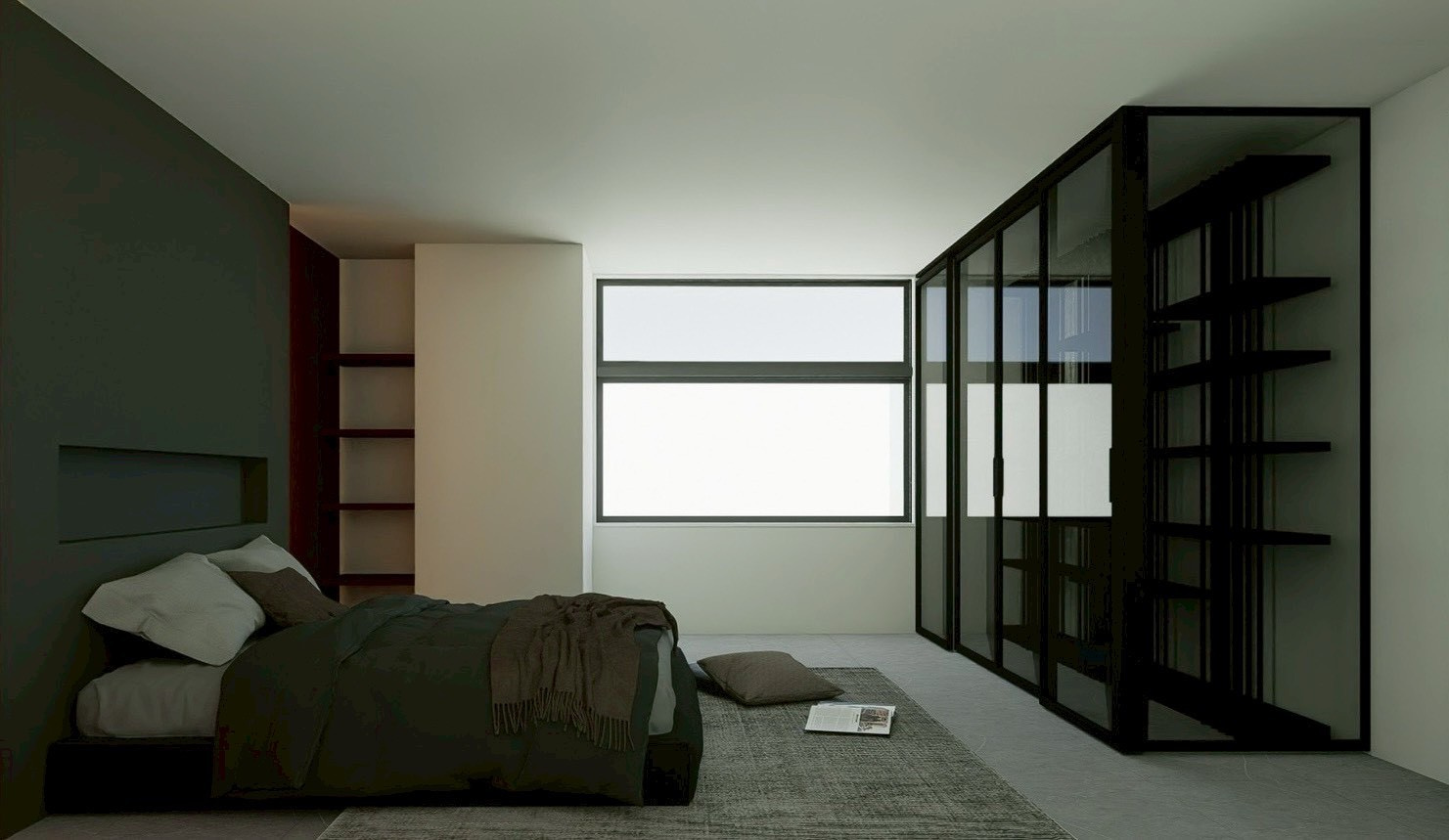 マジェスタワー六本木の完成予想図|主寝室収納リフォーム完成予想パース