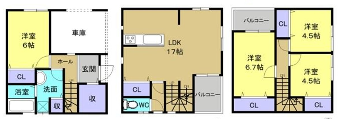大久保町3丁目　中古一戸建ての間取り|間取り図はいかがですか？ご希望を叶える間取りですか？リビングの広さは？水回りの位置は？カウンターキッチン？など色々な情報が集約されています。弊社ではリフォームなどのご相談も承っております。