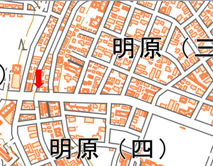 千葉県柏市　一棟テナントビルの地図