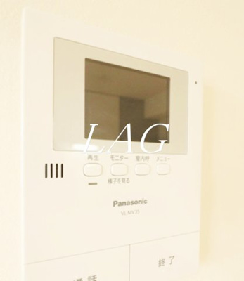 【セキュリティ】 | Chelsea Garden | モニター付きインターフォンです。